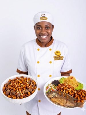 Kelewele + Sausage