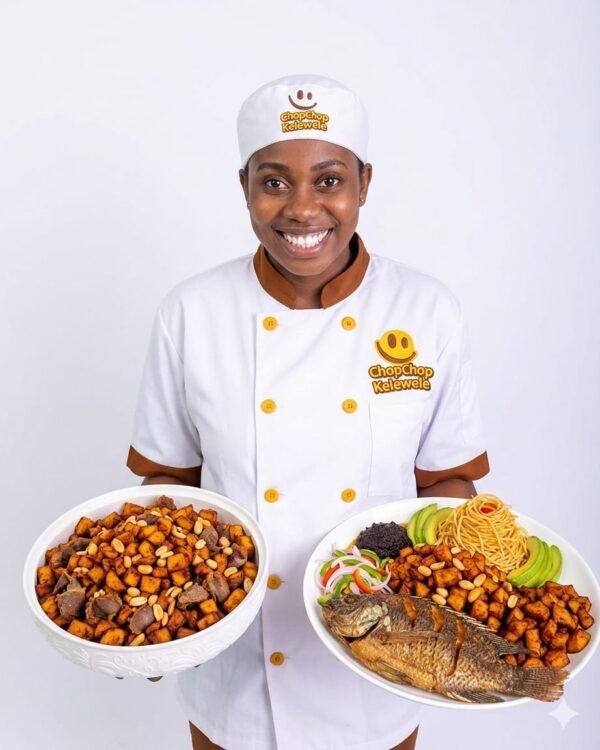 Kelewele + Sausage